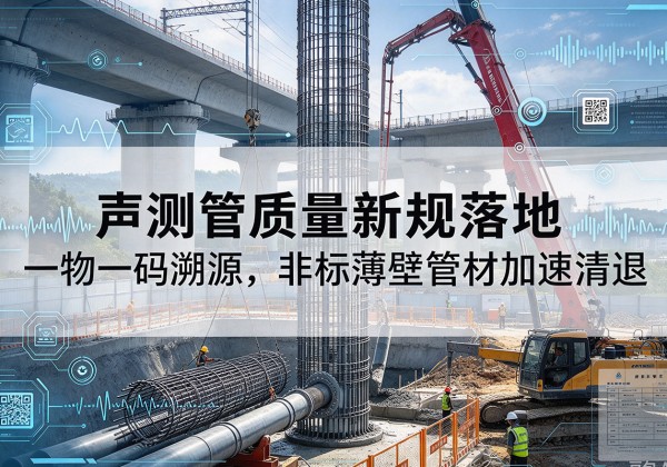 珲春声测管质量新规落地，一物一码溯源，非标薄壁管材加速清退