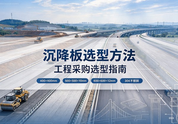 珲春沉降板选择方法